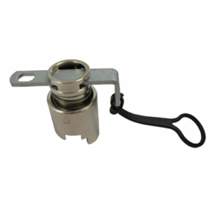 Jomar Locking Handle, 0.25-0.5", Spring Loaded Tamper Proof Locking Device