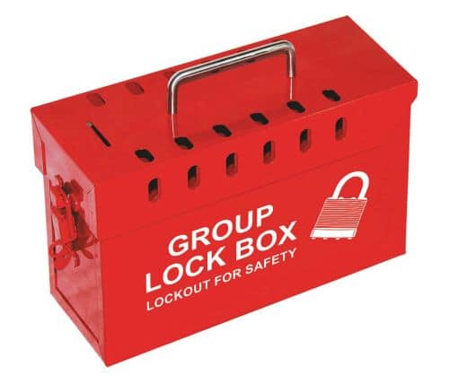 RSOBX13RED Group Lock Box for Lockout/Tagout