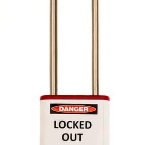 Lockout Padlock, Indoor/Outdoor, 3" Red, Keyed Different