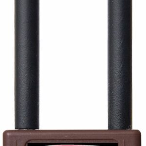 Padlock, 3" Shackle,  Brown, Keyed Different