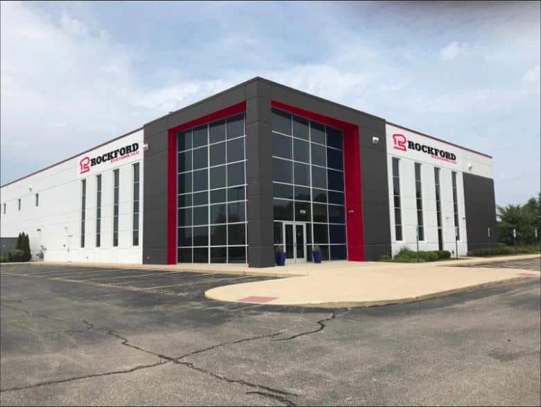 Exterior of Rockford Systems Building